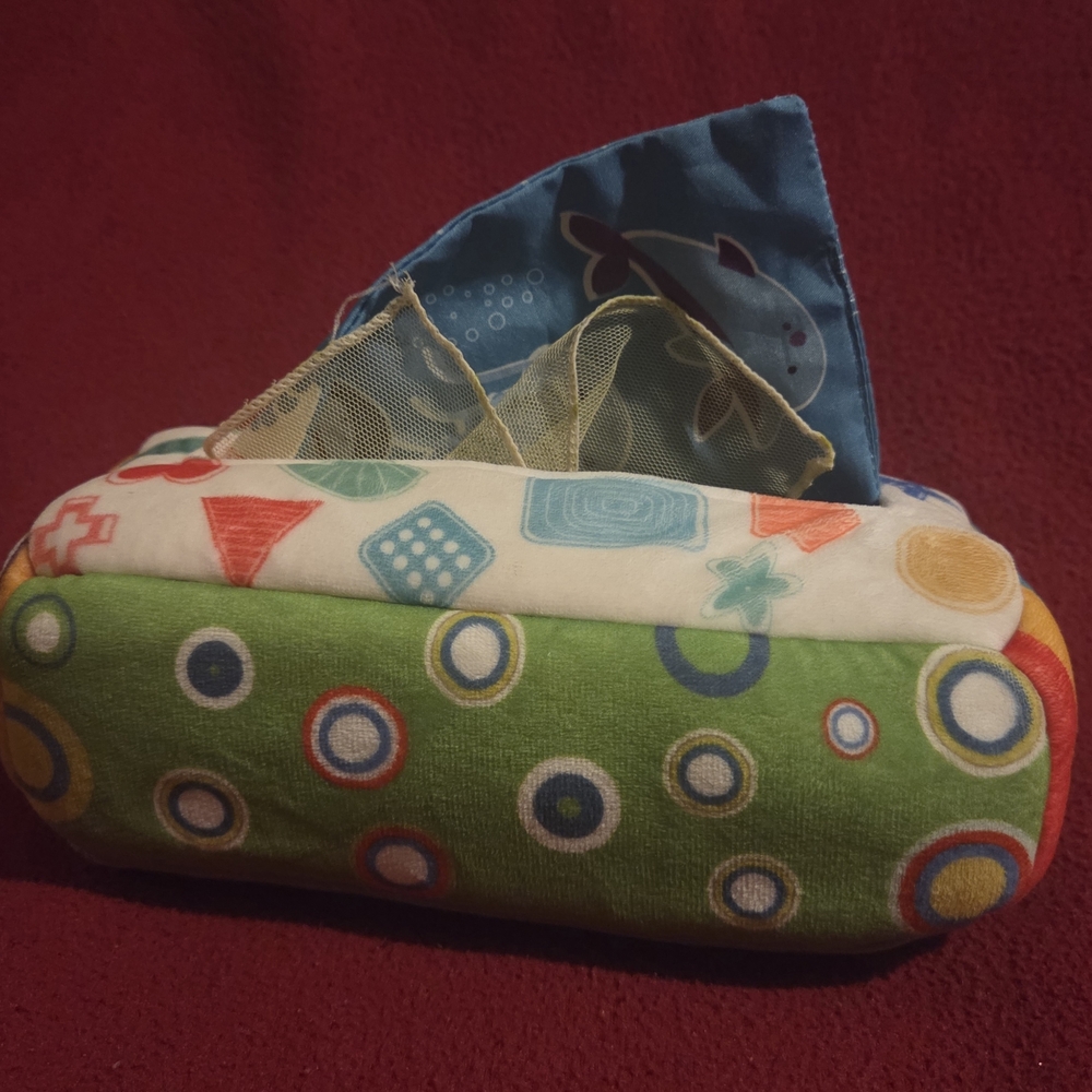 Soft Montessori Sensory Tissue Box Toy